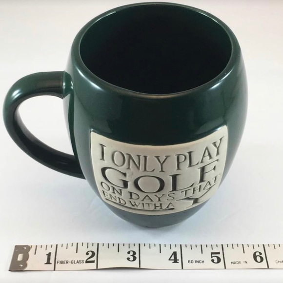“I Only Play Golf on Days that End With a Y” Stoneware Coffee Mug Tea Cup - Picture 10 of 13